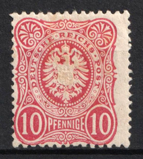 1875-79 10pf German Empire, Germany (Mi. 33 a, CV $70)