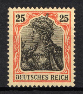 1905-13 25pf German Empire, Germany (Mi. 88 I, CV $70)