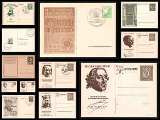 Germany, Third Reich, Stock of 12 Postcards