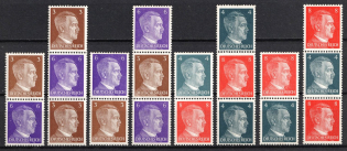1941 Third Reich, Germany, Se-tenants, Zusammendrucke (Mi. S 274 - S 281, CV $30)