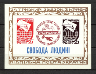 1965 For Lasting Connection With the Region Block Sheet (Only 500 Issued, MNH)