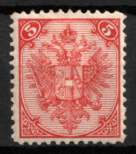 1879 5Kr Bosnia and Herzegovina (Mi. 4, CV$55)