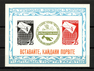 1966 For Lasting Connection With the Region Block Sheet (Only 500 Issued, MNH)