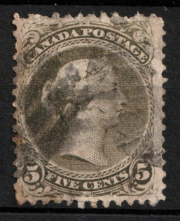 1879 6C Canada (Mi. 24 A, Used, CV $40)