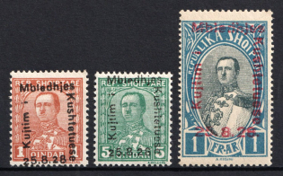 1928 Albania (Mi. 171, 173, 178, CV $50)