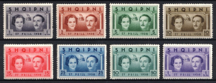 1938 Albania (Mi. 264 - 271, Full Set, CV $60)
