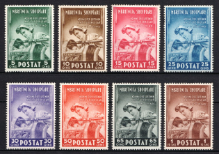 1943 Albania (Mi. 330 - 337, Full Set, CV $40)
