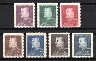 1949 Albania (Mi. 467 - 472, 474, CV $40)