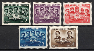 1950 Albania (Mi. 495 - 499, Full Set, CV $30)