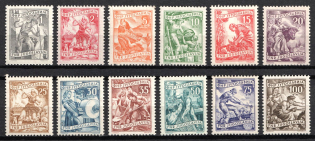 1951-52 Yugoslavia (Mi. 677 A - 688 A, Full Set, CV $150)