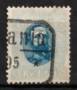 1878 1.5Kr Norway (Mi. 33, Used, CV $50)