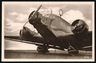 1923-1945 Third Reich, Germany, Air Force, Military Propaganda Postcard