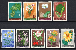 1955 Yugoslavia (Mi. 765 - 773, Full Set, CV $40)