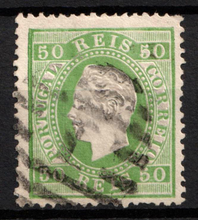1871 50R Portugal (Mi. 39 XC, Used, CV $80)