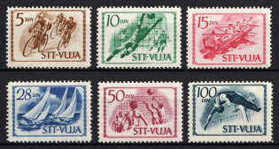 1952 Trieste (Mi. 60 - 65, Full Set, CV $30, MNH)