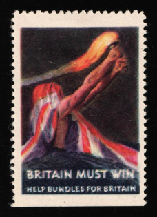 'Britain Must Win', Help Bundless for Britain, WWII, New York, United States, Propaganda