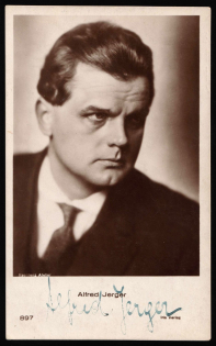 Germany, Postcard with Autograph of Alfred Jerger, Austrian Operatic Bass-Baritone