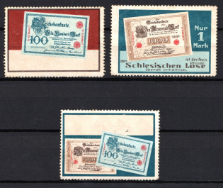 Germany, Advertising Poster Stamps, Banknotes