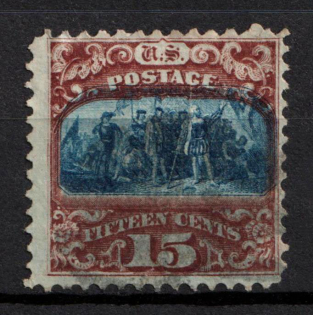 1869 15C United States (Sc. 119, Used, CV$190)