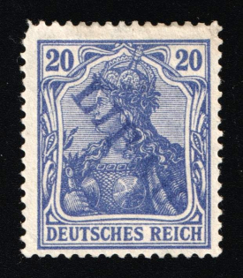 1919 20pf Liepaja (Libau), Latvia, German Occupation, Germany (Mi. 4 B a, Signed, CV $200)