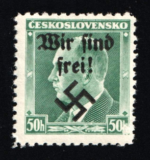 1938 50h Occupation of Rumburg, Sudetenland, Germany (Mi. 7)