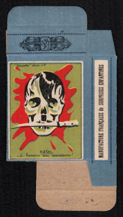'Manufacture Francaise de Surprises Enfantines', Propaganda Label Stamp, Third Reich Nazi Germany