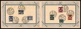 1940 Rare Telegram 'General Government Poland Occupation', Propaganda Souvenir Sheet, Third Reich Nazi Germany