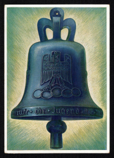 1936 'The Youth', Propaganda Postcard, Third Reich Nazi Germany