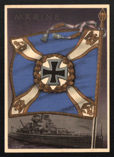 'Navy', Propaganda Postcard, Third Reich Nazi Germany