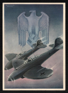 1941 'The German Wehrmacht', Propaganda Postcard, Third Reich Nazi Germany
