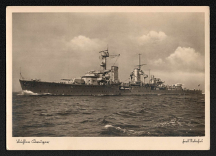 'Ship', Propaganda Postcard, Third Reich Nazi Germany