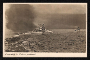 1941 'Panel Ships in Kielline Paradier', Propaganda Postcard, Third Reich Nazi Germany