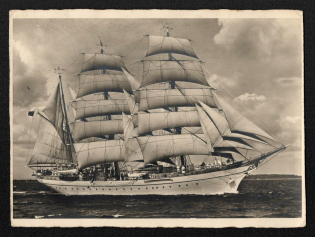 'Ship', Propaganda Postcard, Third Reich Nazi Germany