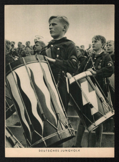 'German Young People', Propaganda Postcard, Third Reich Nazi Germany