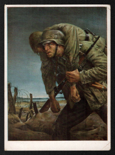 'Munich Wants Czech House of German Art Comrades', Propaganda Postcard, Third Reich Nazi Germany