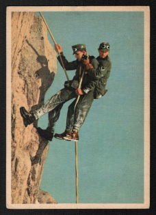 'Military Mountaineers', Propaganda Postcard, Third Reich Nazi Germany