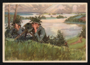 1941 'The German Wehrmacht', Propaganda Postcard, Third Reich Nazi Germany