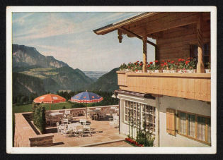 'Berghof Wachenfeld Country House of the Chancellor in Berchtesgaden', Propaganda Postcard, Third Reich Nazi Germany