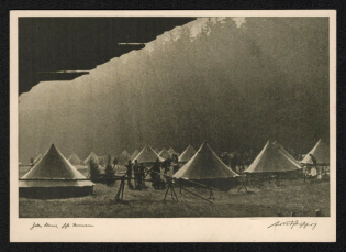 1938 'Tents, Bene, High Tammen', Propaganda Postcard, Third Reich Nazi Germany