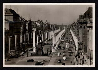 'Berlin Unter Den Linden in the Feast', Propaganda Postcard, Third Reich Nazi Germany