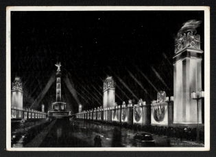 1939 'Berlin Ost-Weststach', Propaganda Postcard, Third Reich Nazi Germany