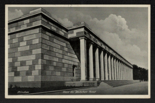 1938 'Munich House of German Art', Propaganda Postcard, Third Reich Nazi Germany