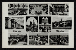 'Greeting From Munich', Propaganda Postcard, Third Reich Nazi Germany