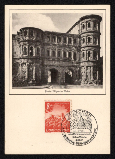 1941 'Porta Nigra in Trier', Propaganda Postcard, Third Reich Nazi Germany