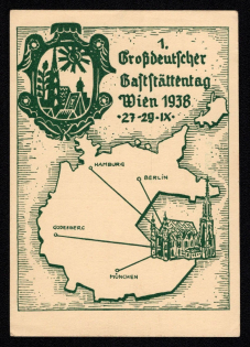 1938 'Great German Restaurant Day Vienna 1938', Propaganda Postcard, Third Reich Nazi Germany