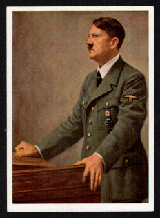 'Adolf Hitler', Propaganda Postcard, Third Reich Nazi Germany