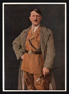 'Adolf Hitler', Propaganda Postcard, Third Reich Nazi Germany