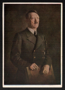 'Adolf Hitler', Propaganda Postcard, Third Reich Nazi Germany