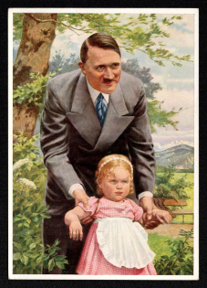 1942 'Our Guide', Propaganda Postcard, Third Reich Nazi Germany