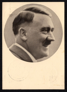 1938 'Adolf Hitler', Propaganda Postcard, Third Reich Nazi Germany